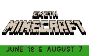 Minecraft camp poster